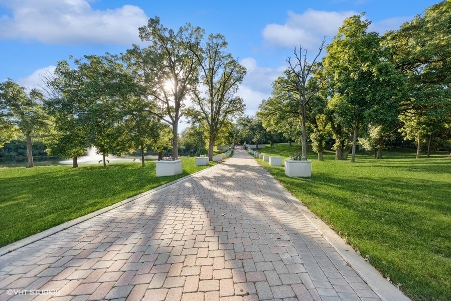 24575 Illinois Rte 59 Barrington, IL 60010 - Photo 49 of 60 a view of a park with trees and a pathway