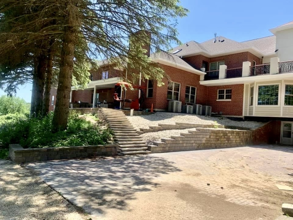 24575 Illinois Rte 59 Barrington, IL 60010 - Photo 51 of 60 a view of a house with a yard covered in snow