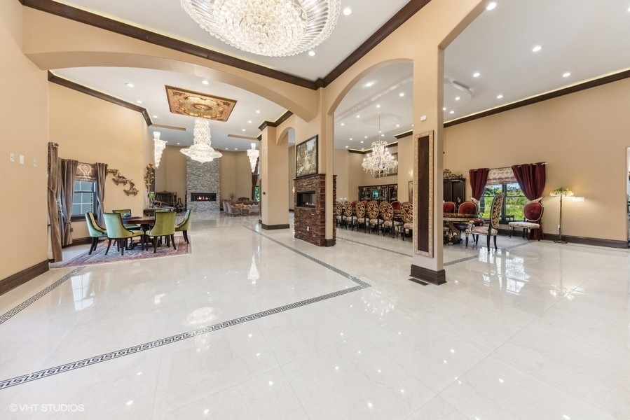 24575 Illinois Rte 59 Barrington, IL 60010 - Photo 6 of 60 a lobby with furniture and a large mirror