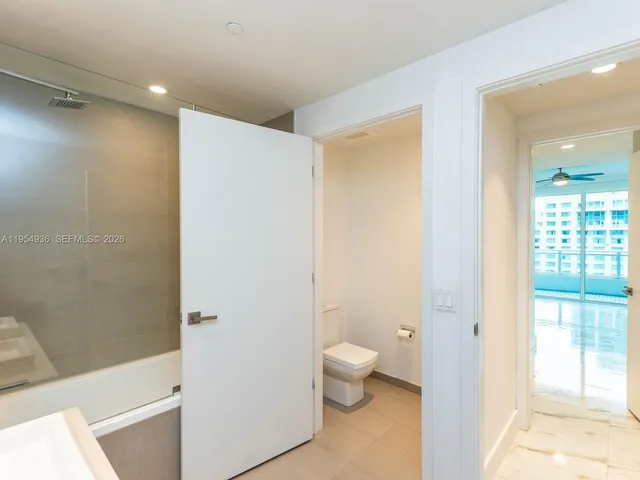 a view of a building with a swimming pool