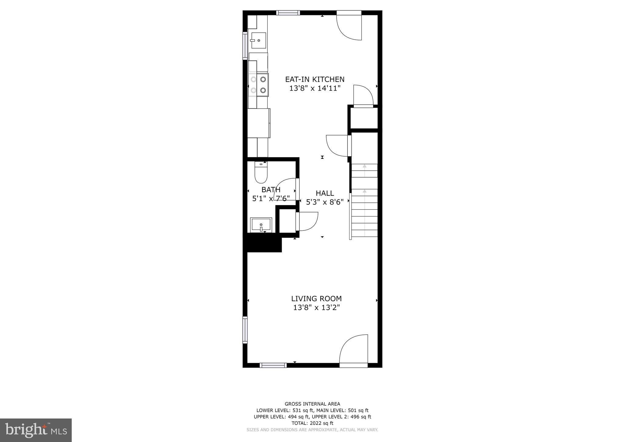 529 Mosher Street Baltimore, MD 21217 - Photo 26 of 30 Floor Plan