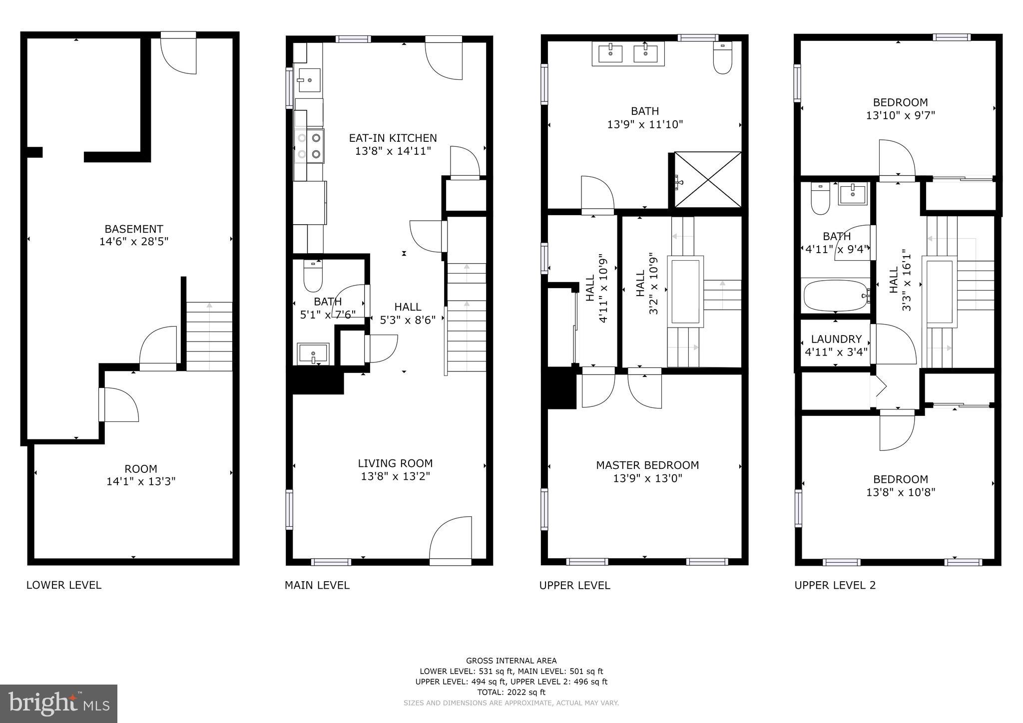 529 Mosher Street Baltimore, MD 21217 - Photo 30 of 30 Floor Plan