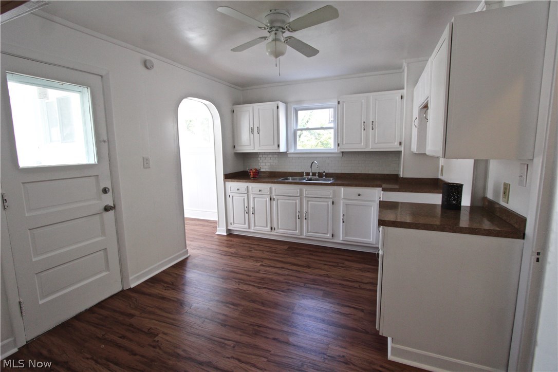 2111 Rossmoor Road Cleveland Heights, OH 44118 - Photo 8 of 29 Big and bright with all white cabinets ~ which are always in style