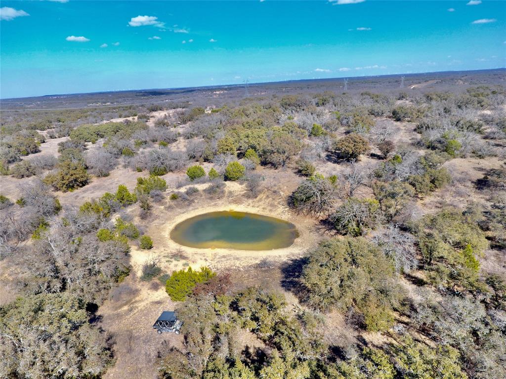 219 C R 550 Mullin, TX 76864 - Photo 1 of 36 a view of a dry yard with wooden fence and large trees