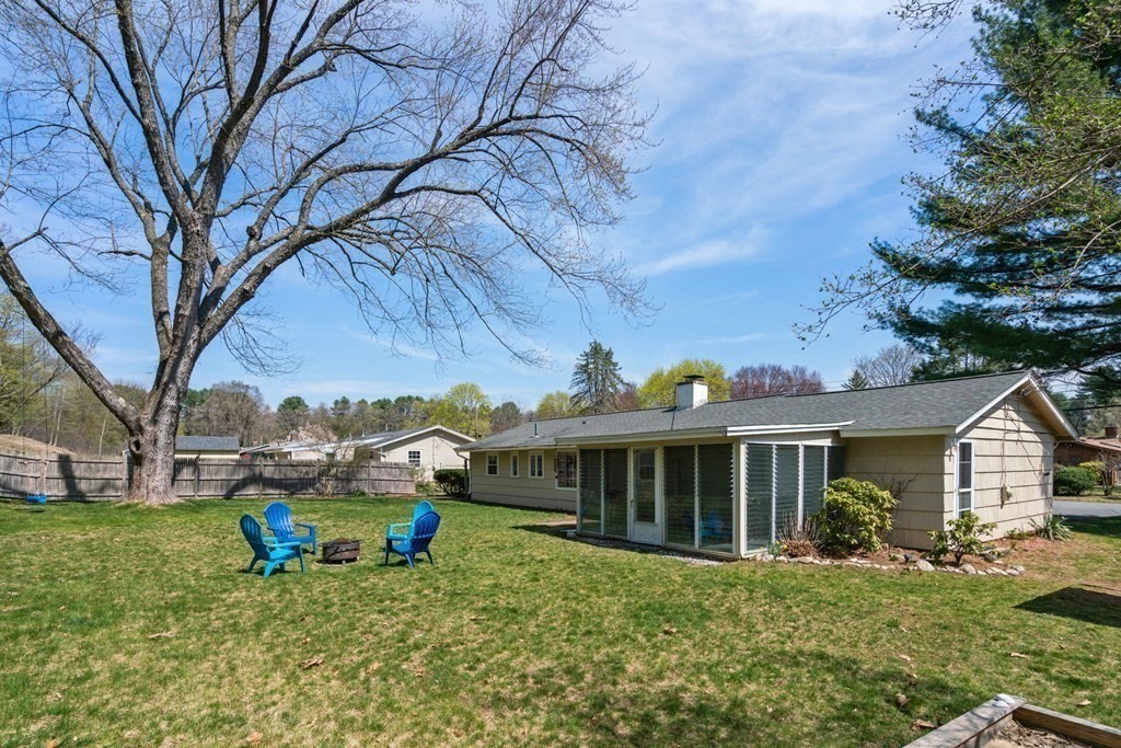 20 Edith Road Framingham, MA 01701 - Photo 4 of 5 a view of a house with backyard and sitting area