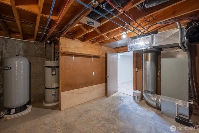 a view of a storage room