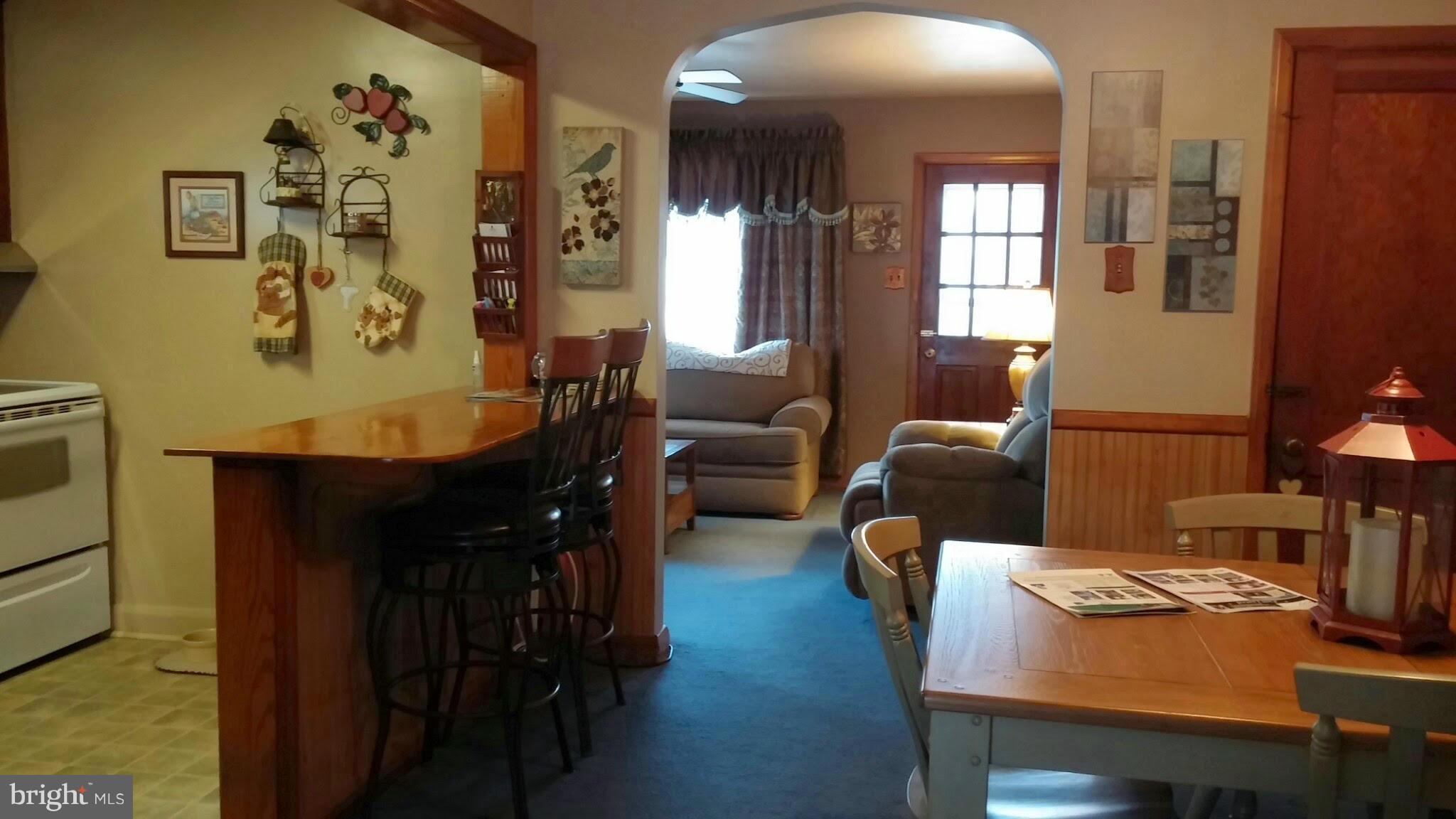 Dining Room, kitchen breakfast bar and Living room