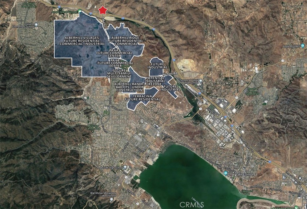 0 Walker Canyon Road Corona, CA 92883 - Photo 4 of 9 an aerial view of a house