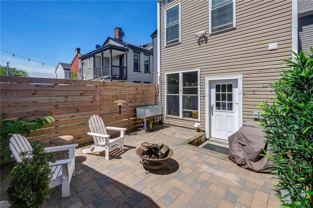 3622 Smallman Street Pittsburgh, PA 15201 - Photo 13 of 25 It is so nice to have private outdoor space in Lawrenceville. This home not only has a paver patio that is spacious and great for entertaining, there is also an upper deck off of the 3rd floor!