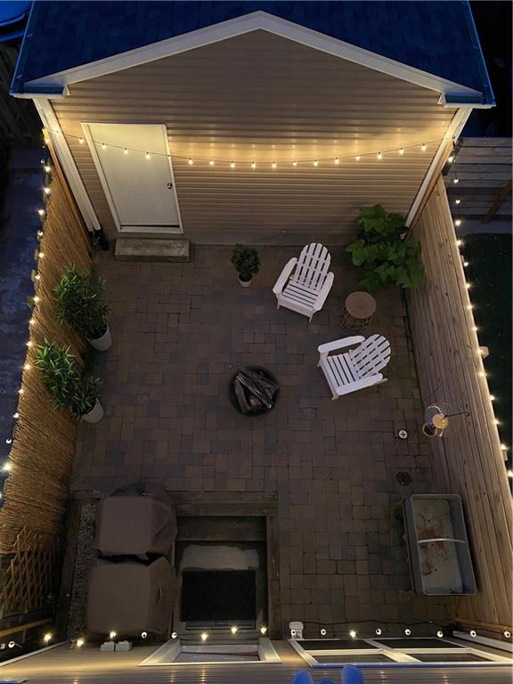3622 Smallman Street Pittsburgh, PA 15201 - Photo 14 of 25 View of the paver patio yard at night! So fun and great space!