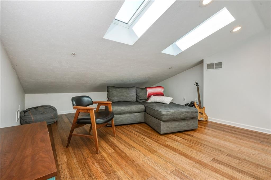 3622 Smallman Street Pittsburgh, PA 15201 - Photo 21 of 25 The bonus sitting room features two skylights and vaulted ceilings! This space combined with the vaulted floors is a great relaxation space for reading, music, or whatever you need!