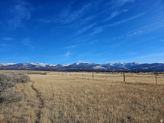 1350 St Spring Spring City, UT 84662 - Photo 21 of 29 Expansive undeveloped land featuring mature natural vegetation, partial fencing, and distant snow-capped mountains