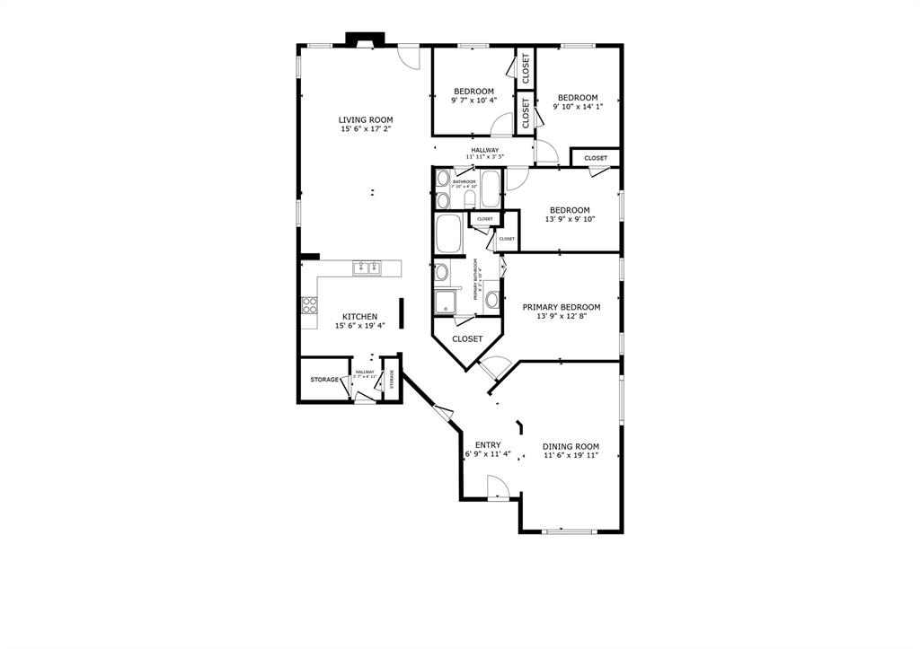 7928 Hill Country Lane Dallas, TX 75249 - Photo 19 of 19 a picture of a room with a white wall and a white wall