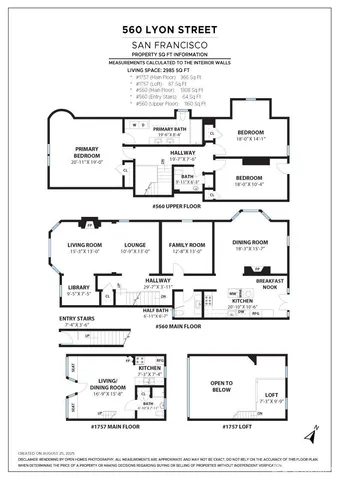 $2,300,000 | 560 Lyon Street, San Francisco, CA 94117