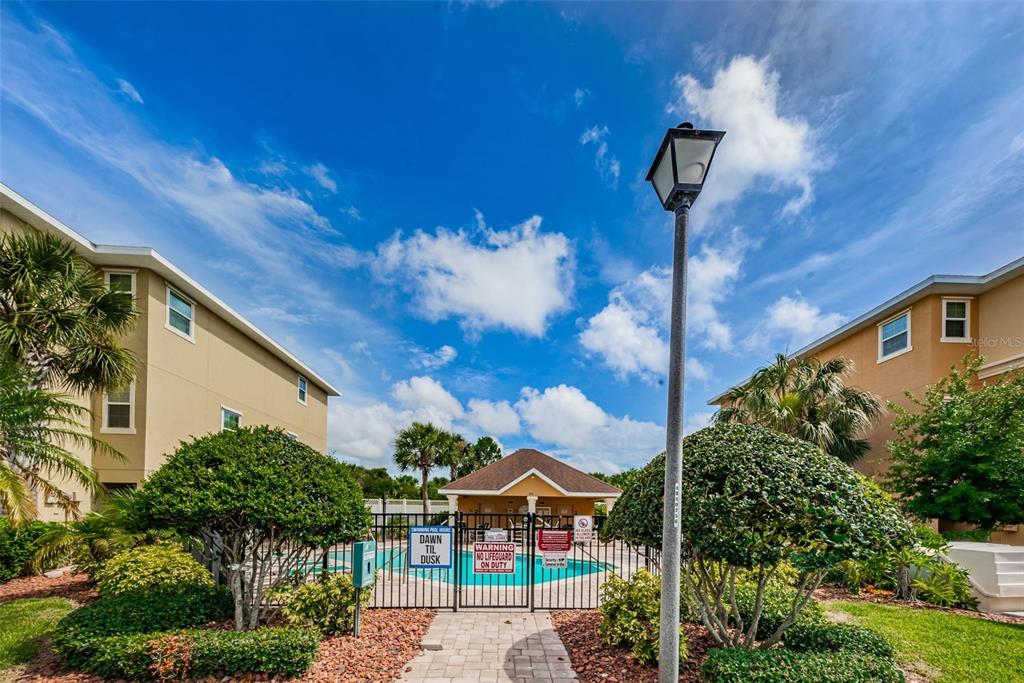 5529 White Marlin Court New Port Richey, FL 34652 - Photo 46 of 63 a house view with a garden space