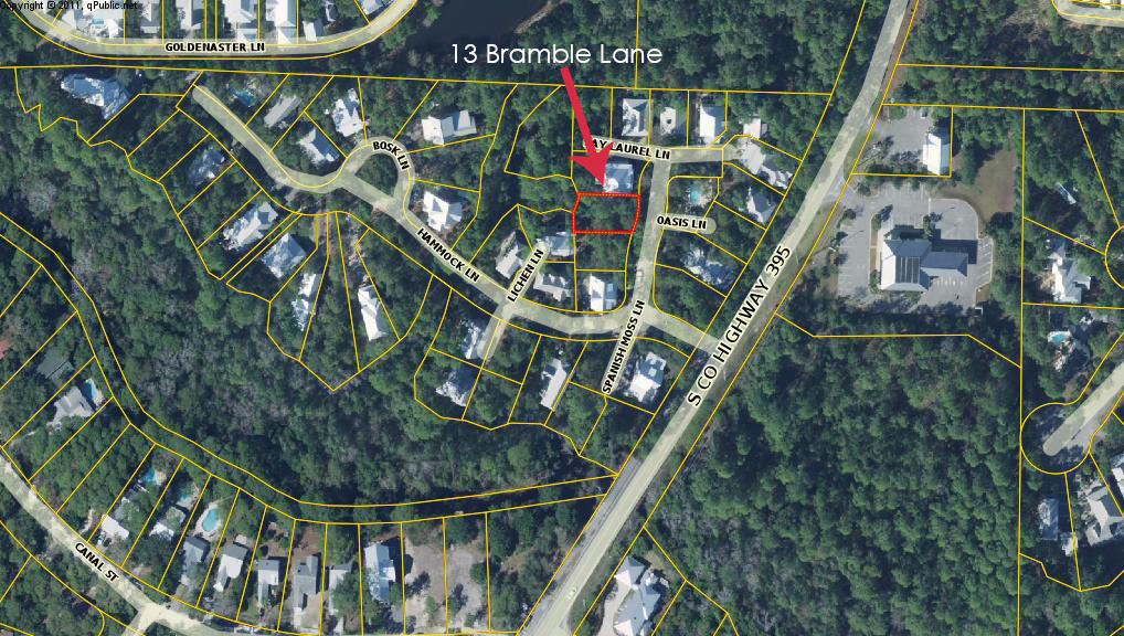 13 Bramble Lane Santa Rosa Beach, FL 32459 - Photo 1 of 14 Aerial 1