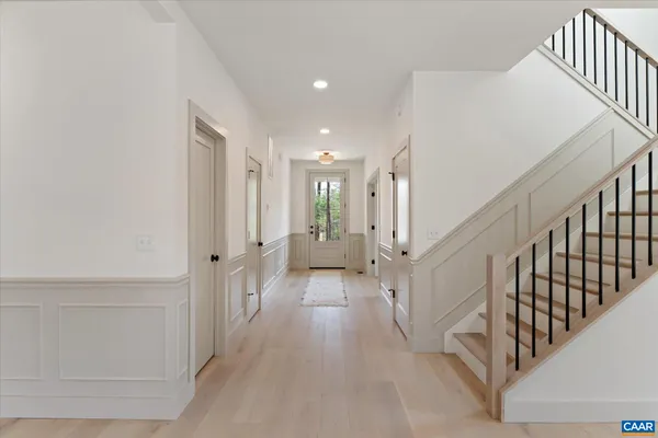 a view of a room with storage