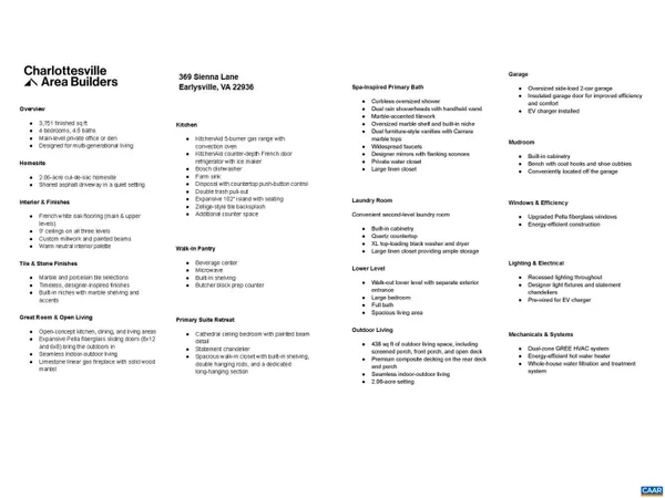 $1,169,999 | 369 Sienna Lane, Earlysville, VA 22936