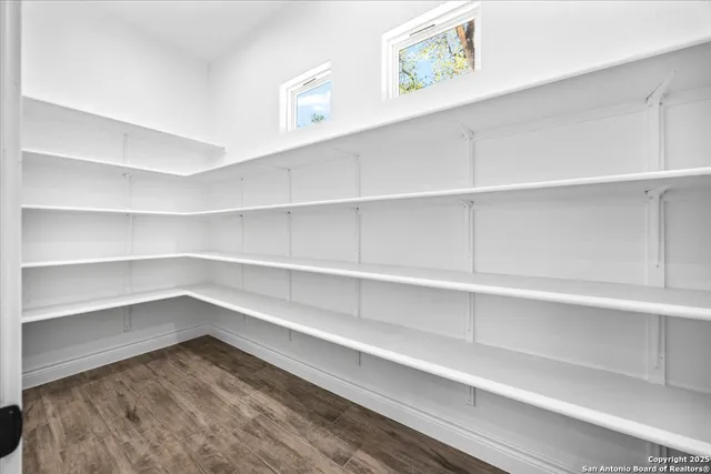 a view of a room with shelf