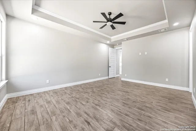 wooden floor in an empty room