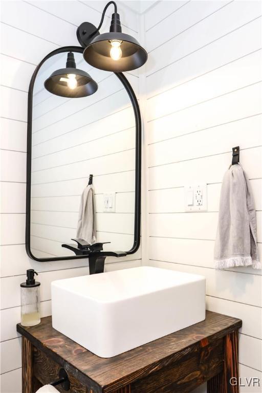 389 West Nesquehoning Street Easton, PA 18042 - Photo 25 of 44 a bathroom with a sink and a mirror