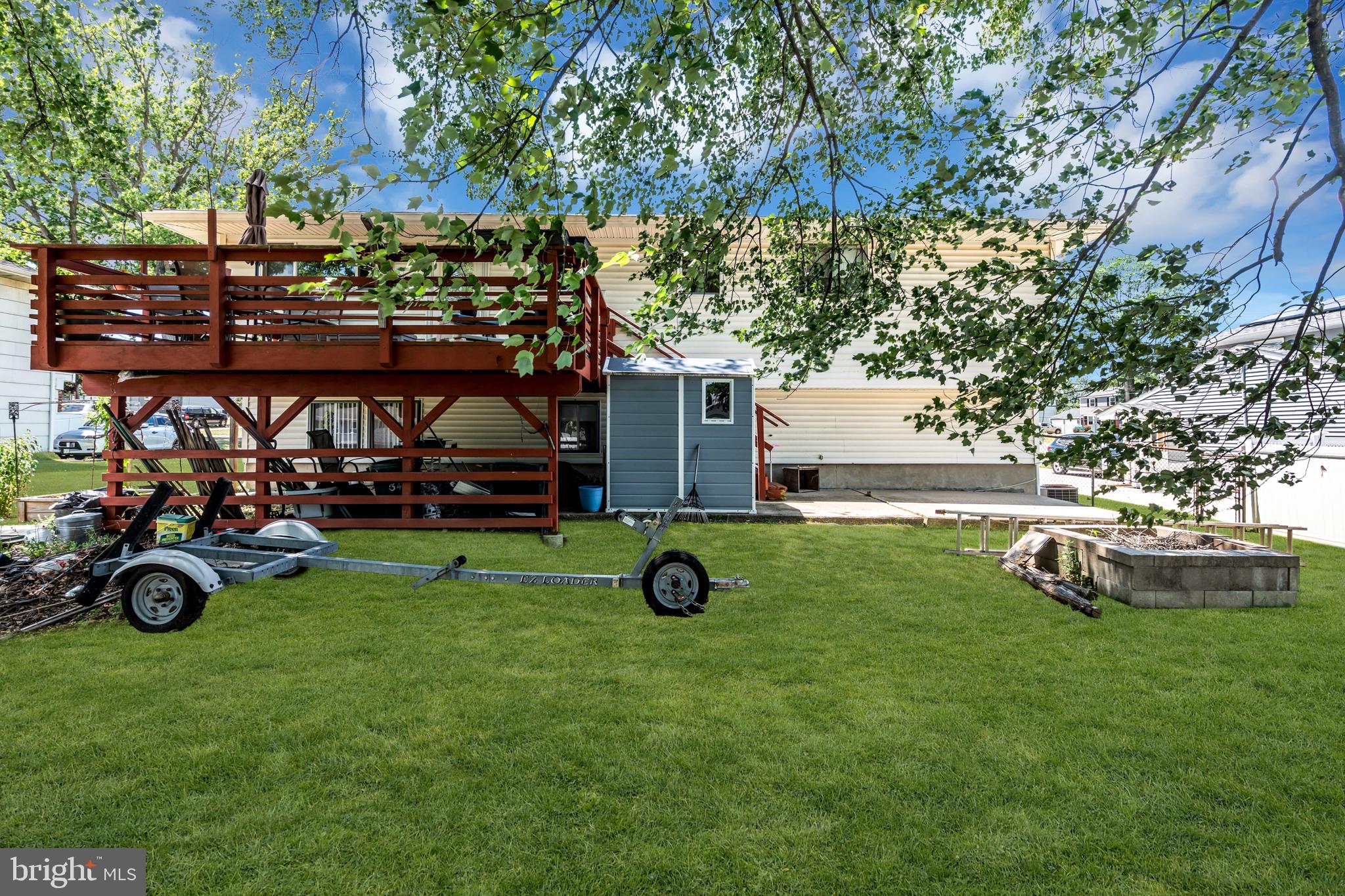 34 Haines Mill Road Delran, NJ 08075 - Photo 27 of 34 Charming backyard with spacious deck.