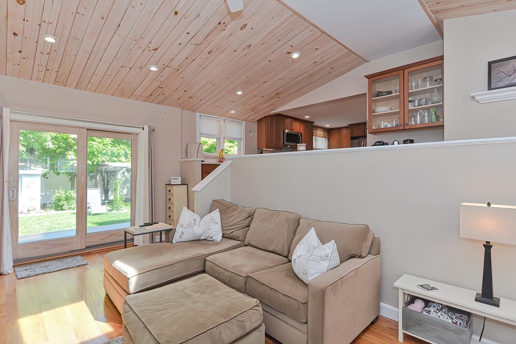 51 Albert Road Newton, MA 02466 - Photo 3 of 40 a living room with furniture and a large window