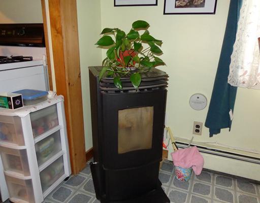 5 Harrison Street Springvale, ME 04083 - Photo 19 of 24 Dining Room. PELLET STOVE