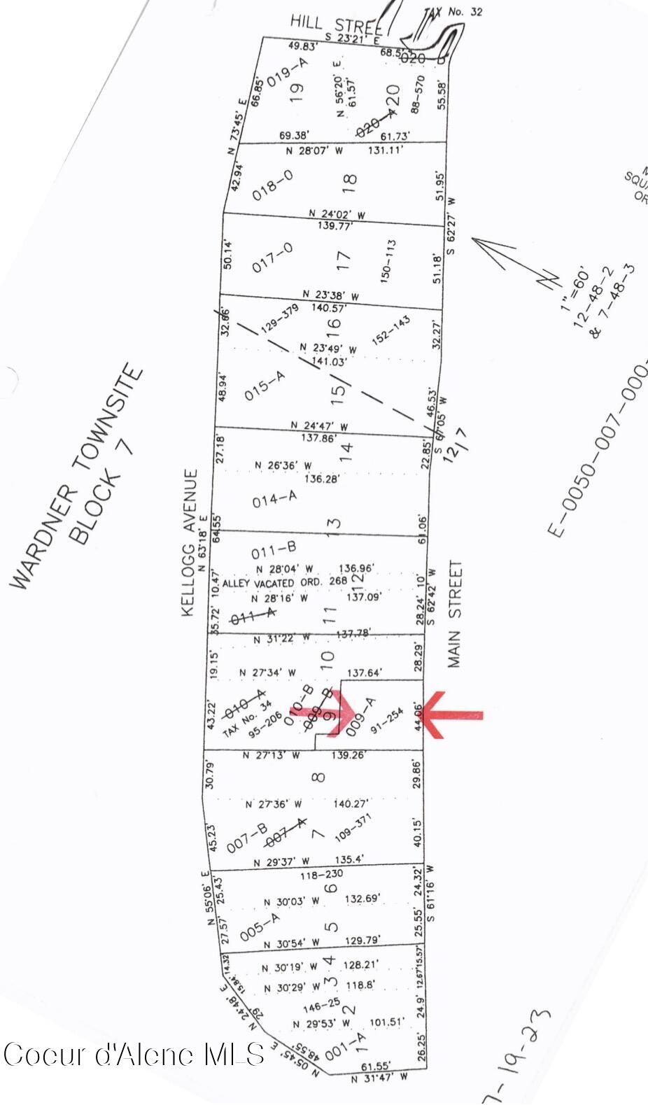 640 Main Street Kellogg, ID 83837 - Photo 14 of 14 Plat Map