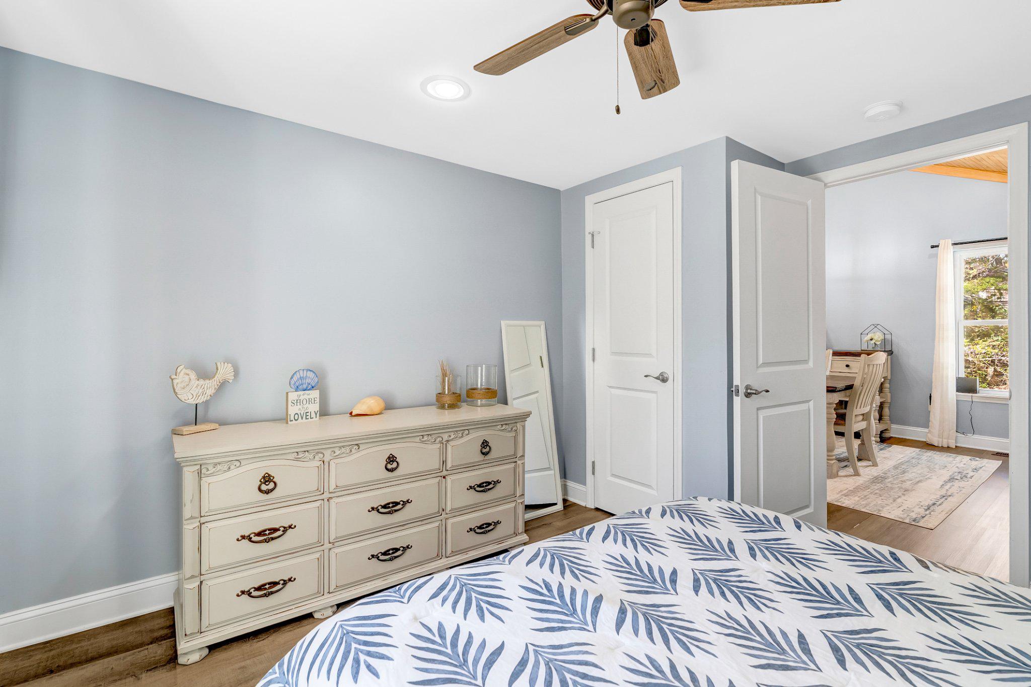782 Mt Ararat Road Clarksville, VA 23927 - Photo 20 of 28 a bedroom with a bed and a cabinets