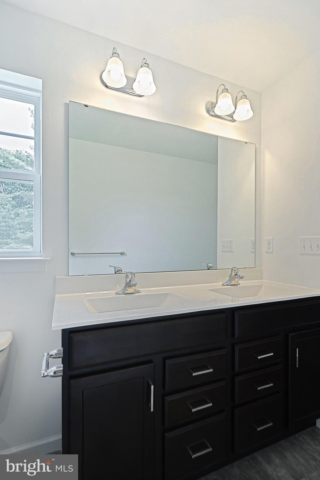 Meriwether Plan At Stone Mill Estates Duncannon, PA 17020 - Photo 21 of 28 a bathroom with a sink and a mirror