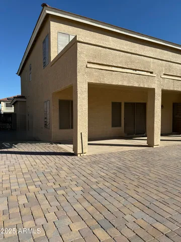 a view of a house with a door