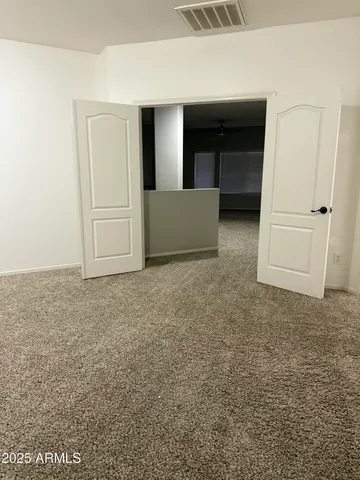 a view of an empty room