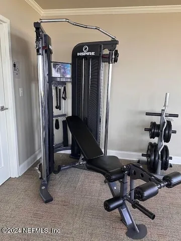 a view of a balcony with chairs