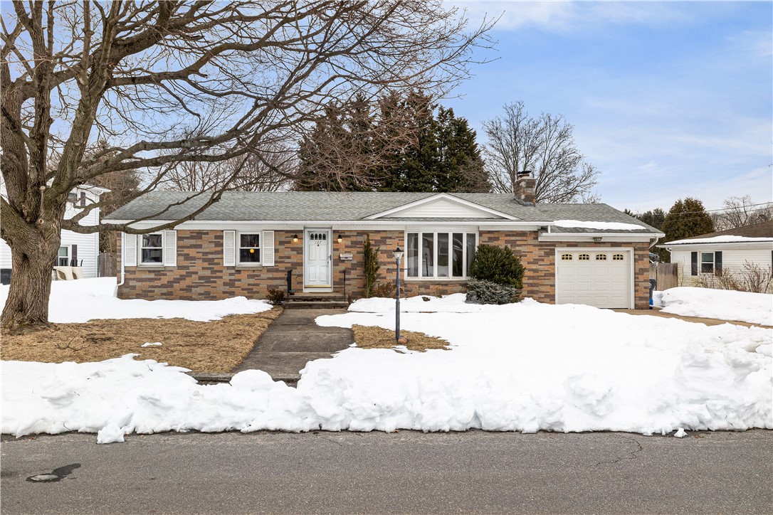 127 Dellwood Road Cranston, RI 02920 - Photo 2 of 47 mid-century charm; concrete driveway, one car attached garage