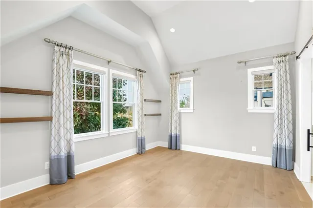 a view of an empty room