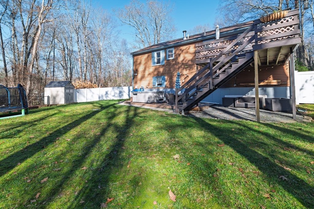 12 Hickory Road Millville, MA 01529 - Photo 34 of 41 a view of a house with a yard