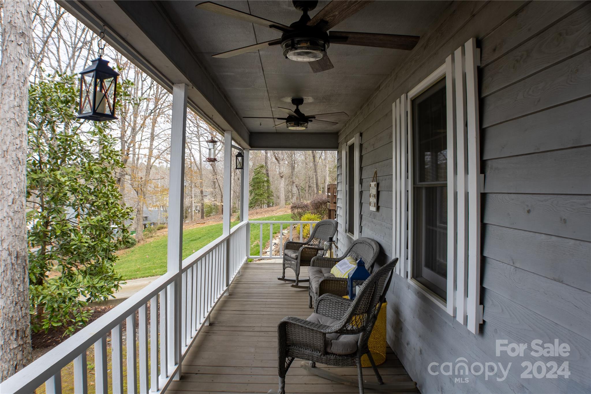281 Jubal Reeves Circle, Unit 1465 Mount Gilead, NC 27306 - Photo 3 of 17 a view of a porch with furniture