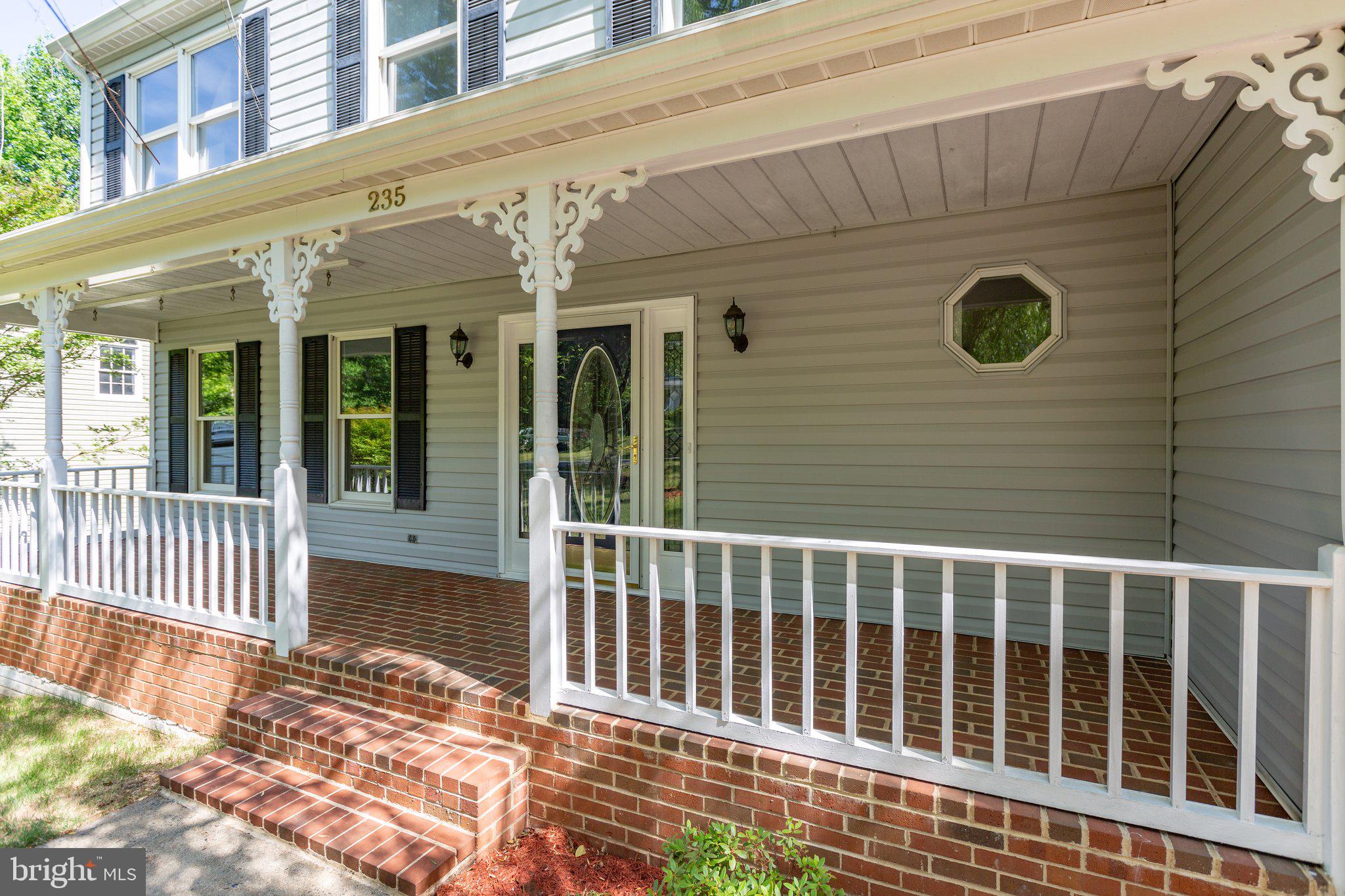 235 Choptank Road Stafford, VA 22556 - Photo 3 of 46 Wide front porch-Brick