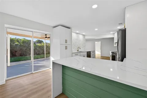 a view interior of the house and kitchen view