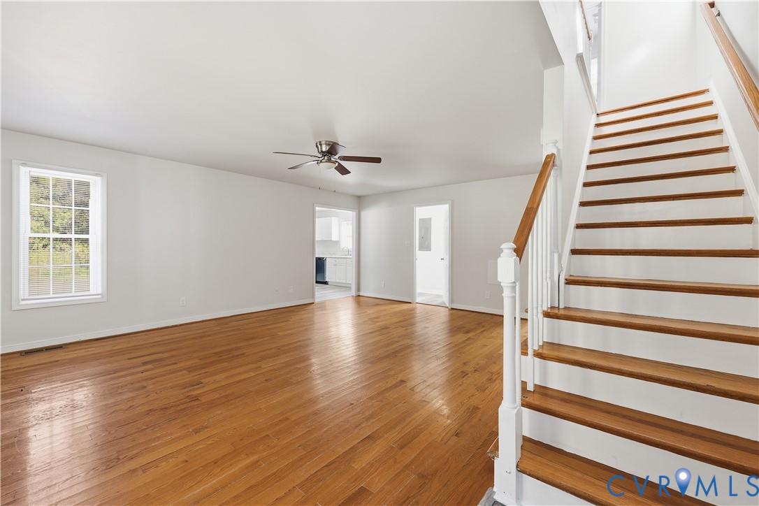 12609 Duncan Road Petersburg, VA 23805 - Photo 8 of 23 Unfurnished living room with light wood-type floor