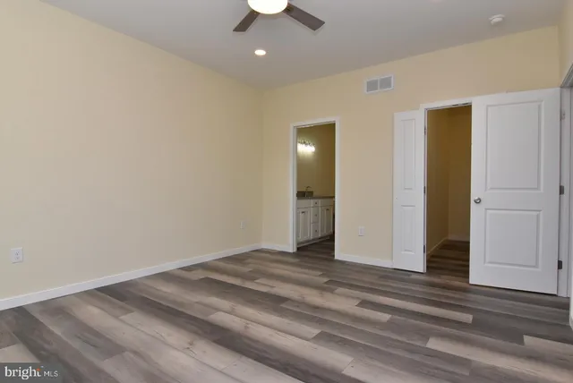 wooden floor in an empty room