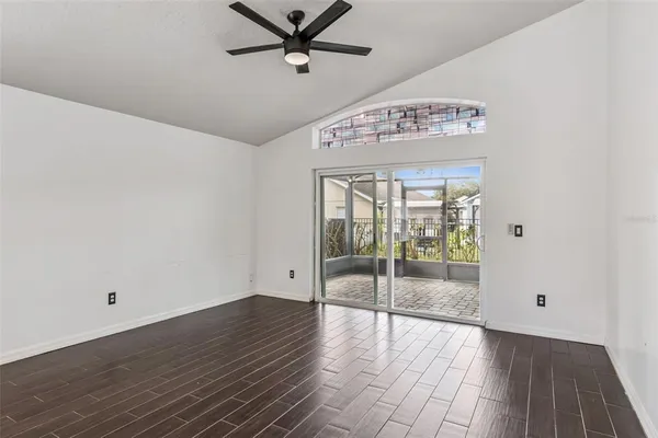 wooden floor in an empty room