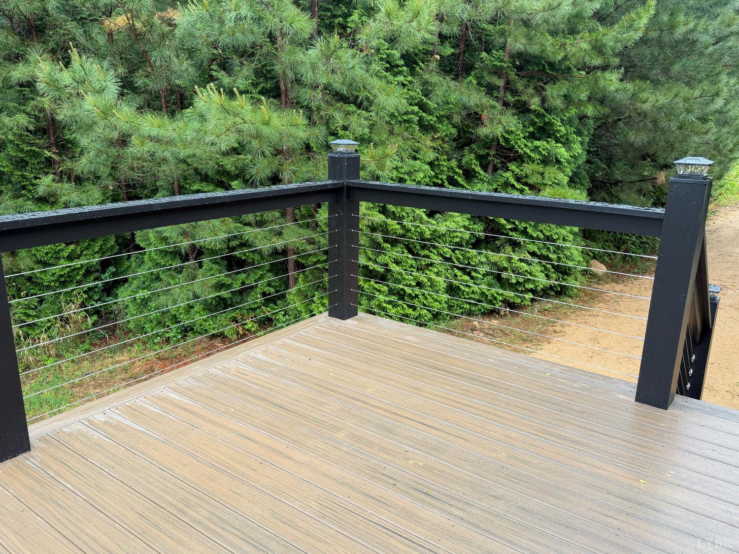 2794 Cow Road Buffalo Junction, VA 24529 - Photo 14 of 16 a view of a balcony with wooden floor