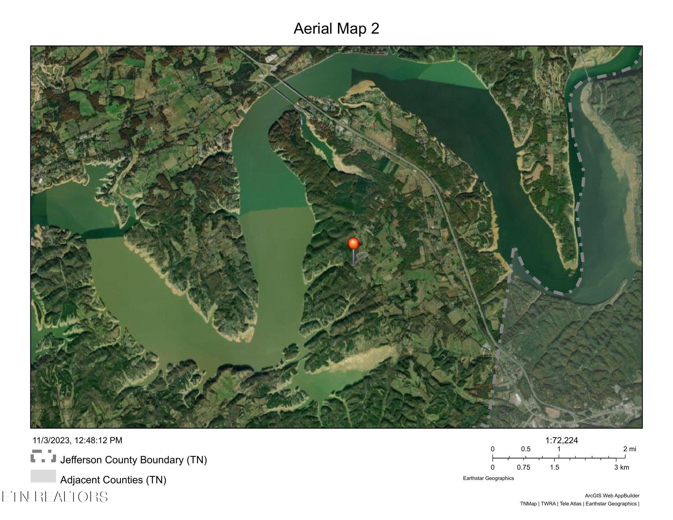 Jupiter Way Dandridge, TN 37725 - Photo 8 of 13 Aerial Map 2