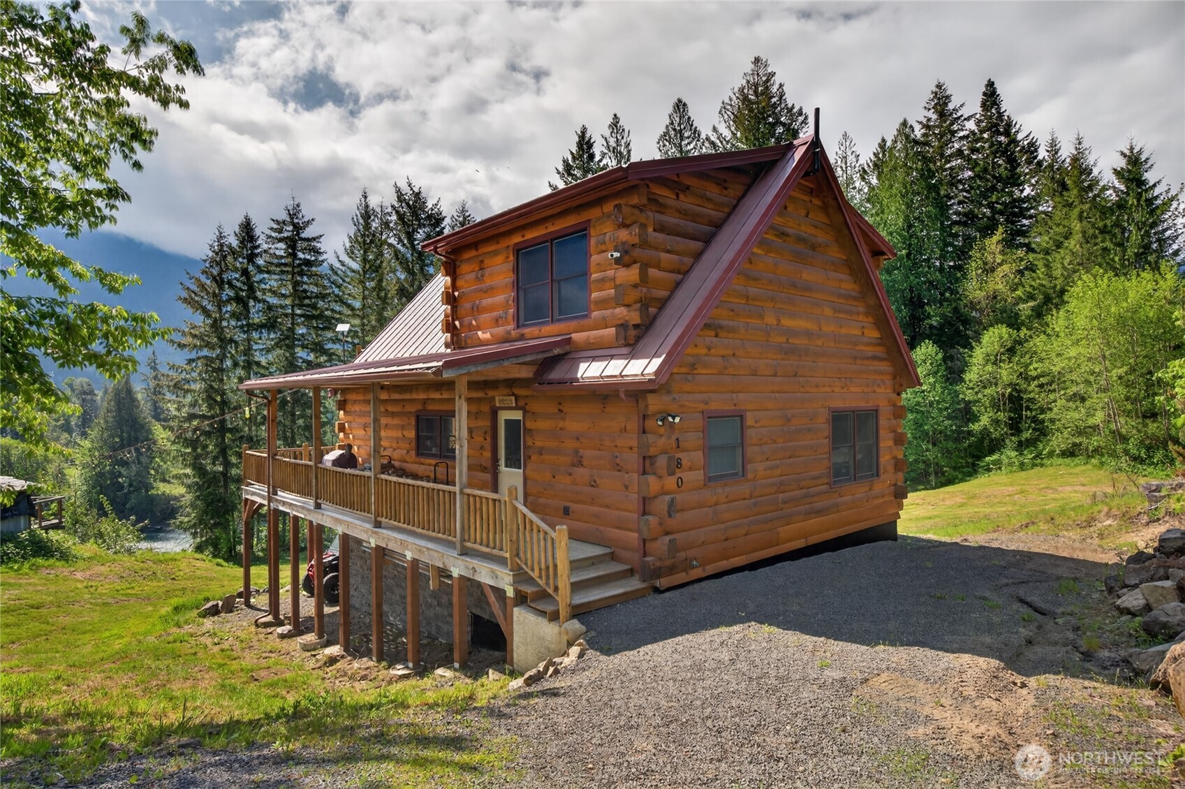 180 Carr Road Randle, WA 98377 - Photo 1 of 40 a view of a house with a yard