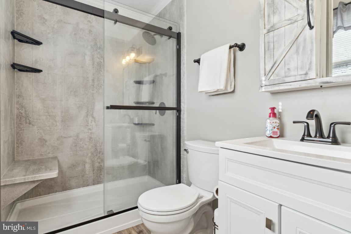 20 Cox Road Colora, MD 21917 - Photo 18 of 38 a bathroom with a sink toilet and shower