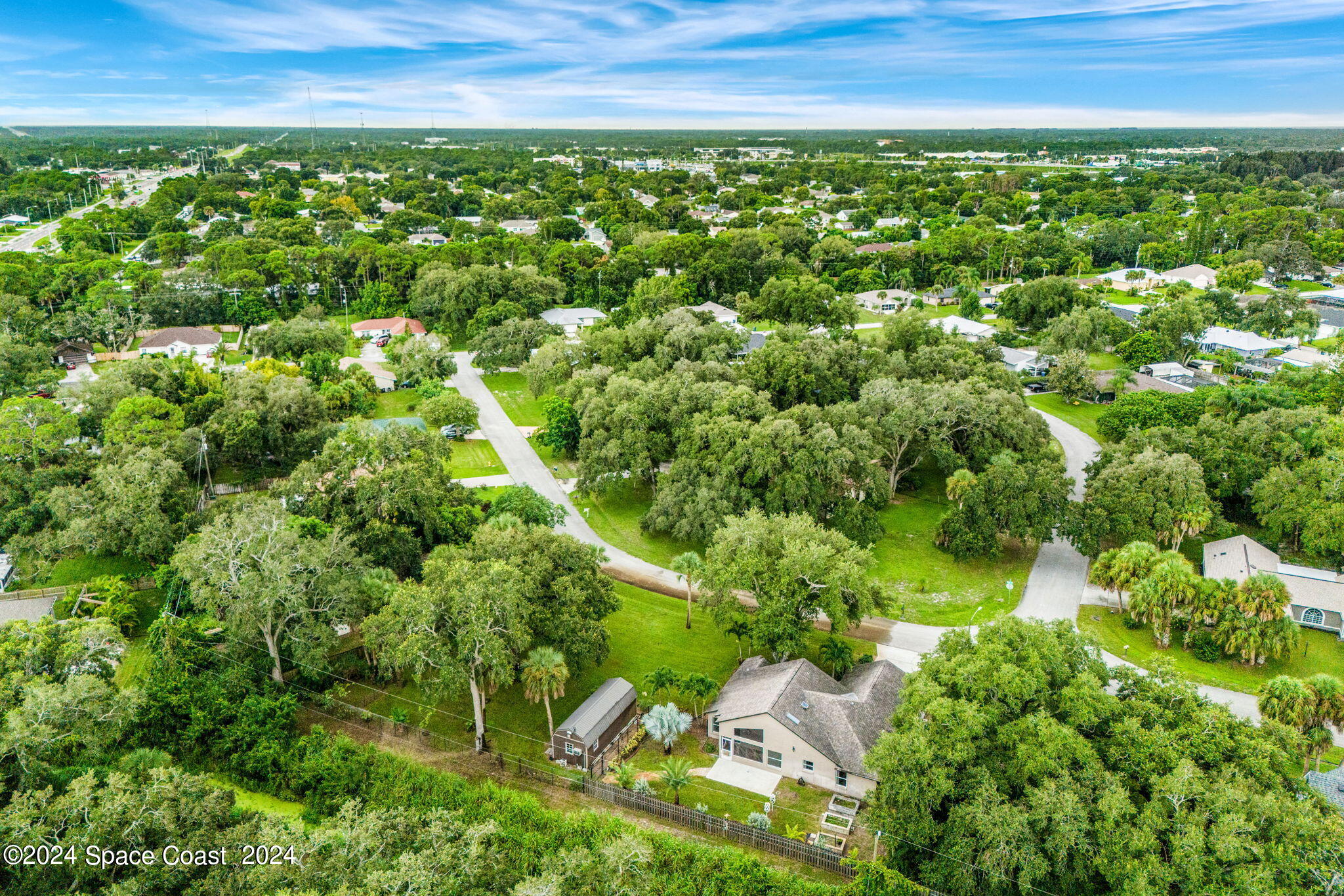 431 Nina Road Northeast Palm Bay, FL 32907 - Photo 39 of 41 a view of a yard