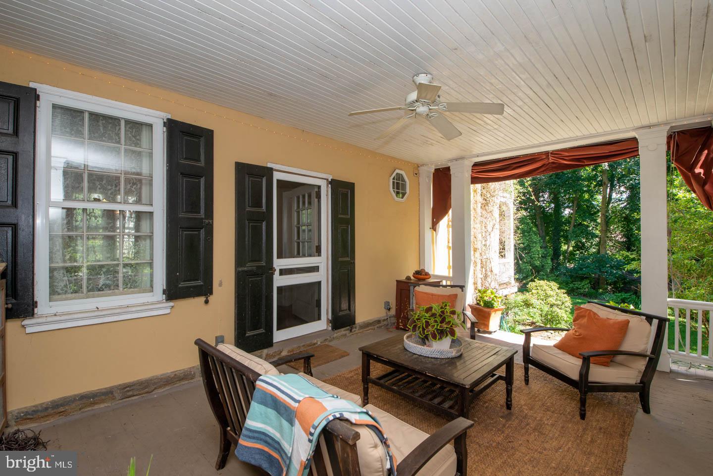 218 Wyncote Road Jenkintown, PA 19046 - Photo 74 of 92 Side Porch - Acces from Den, Dining & YardSide Por