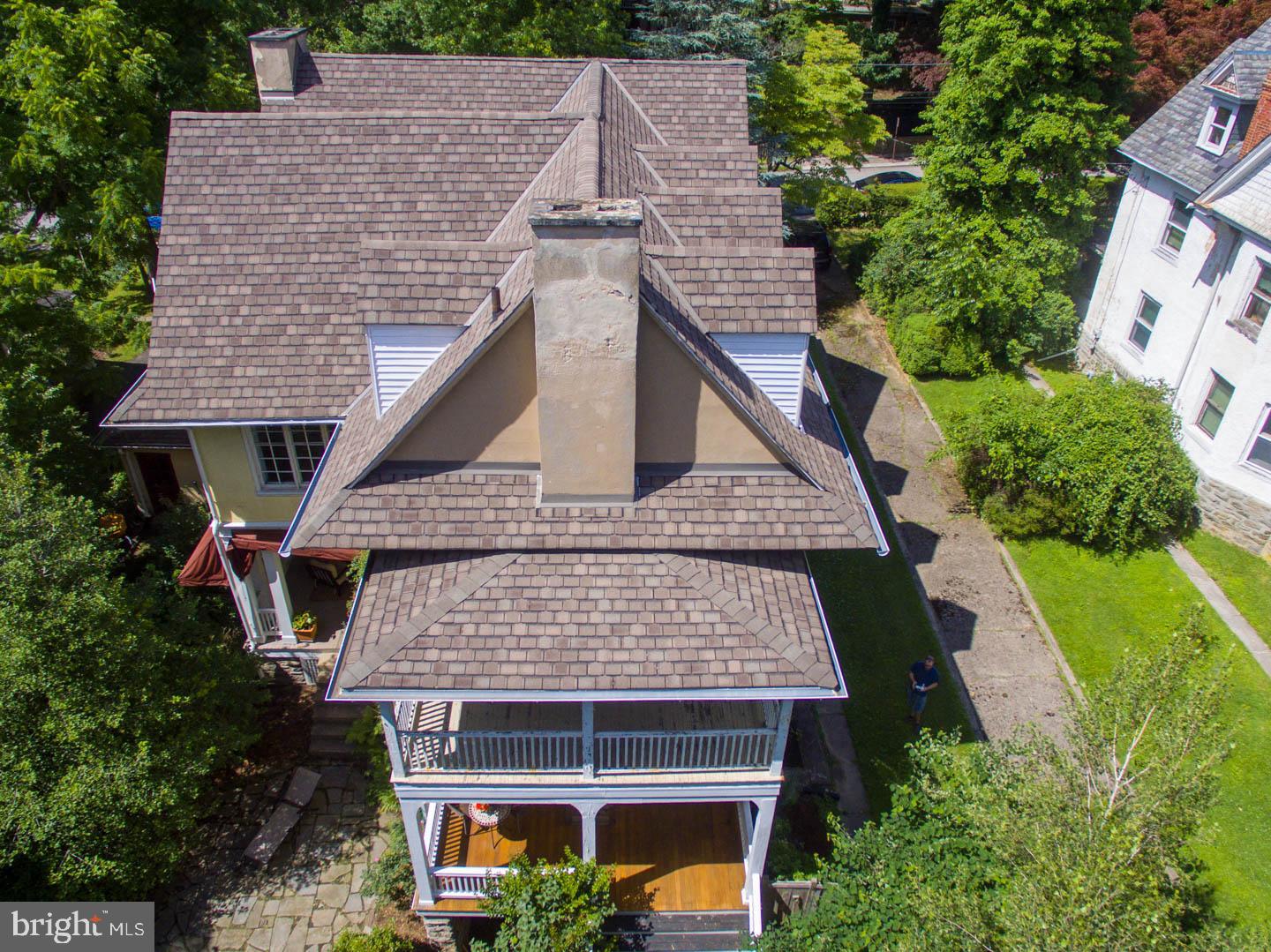 218 Wyncote Road Jenkintown, PA 19046 - Photo 83 of 92 Rear Aerial View